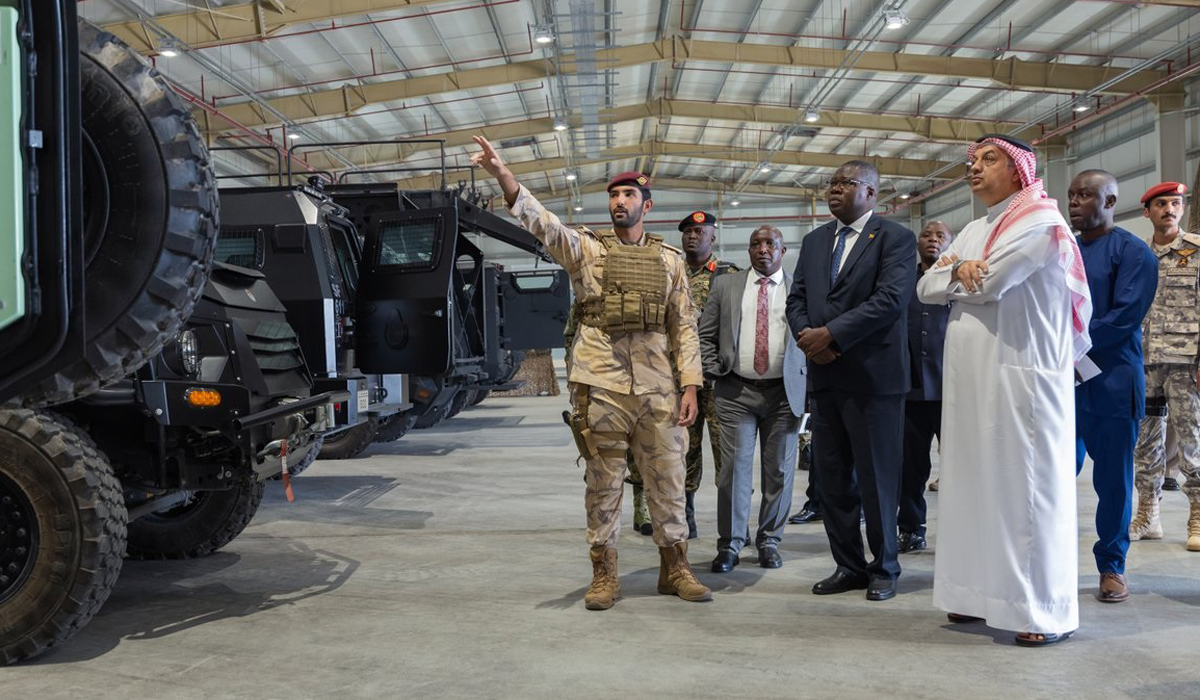 Dr Khalid bin Mohamed Al Attiyah met Jacob Markson Oboth
